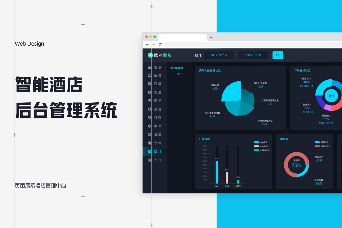 艾酒店管理后臺